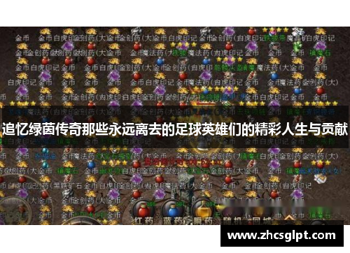 追忆绿茵传奇那些永远离去的足球英雄们的精彩人生与贡献